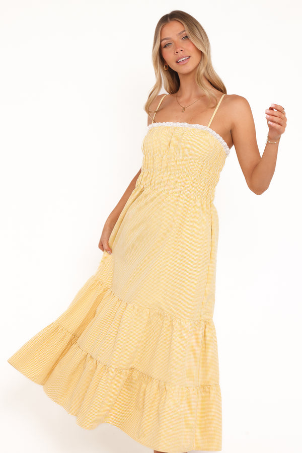 Petal and Pup USA DRESSES Bernadine Maxi Dress - Mango