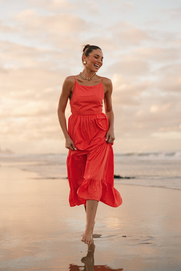 Petal and Pup USA DRESSES Blakely Maxi Dress - Orange