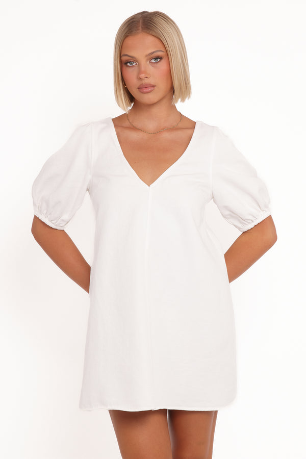 Petal and Pup USA DRESSES Coleman Mini Dress - Cream