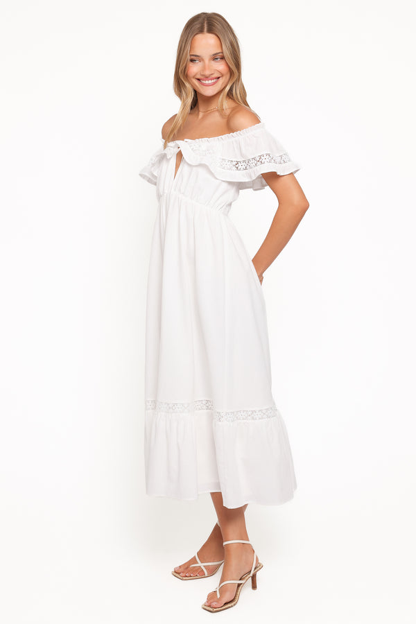 Petal and Pup USA DRESSES Janelle Dress - White