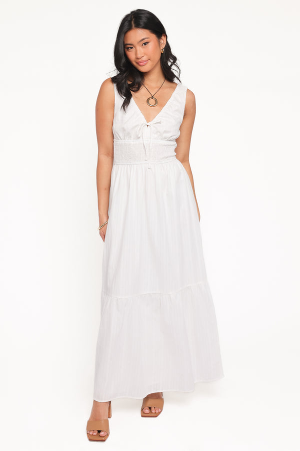 Petal and Pup USA DRESSES Kayden Maxi Dress - White