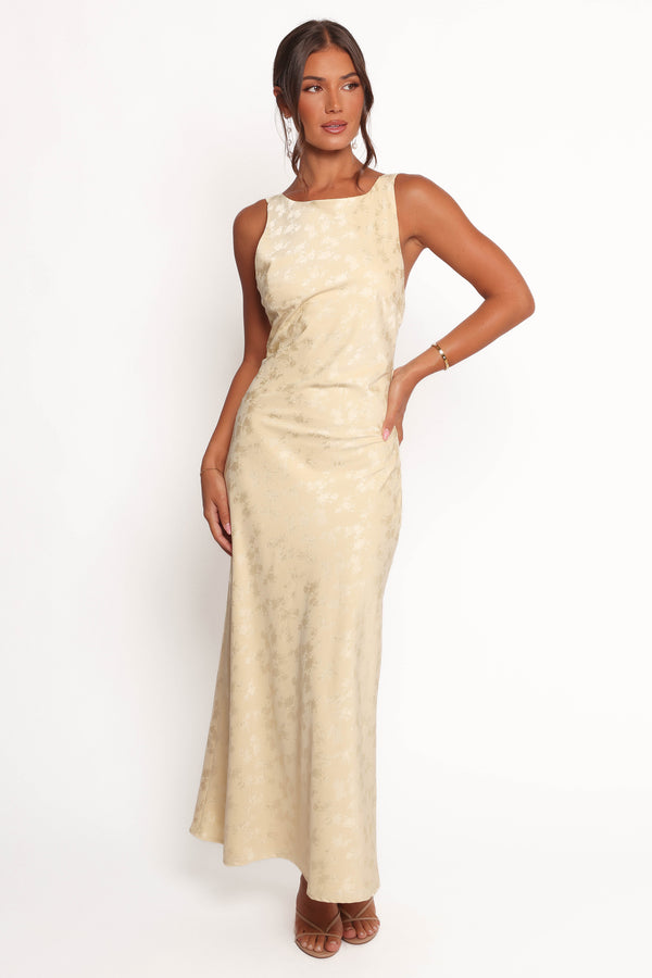 Petal and Pup USA DRESSES Malie Maxi Dress - Lemon