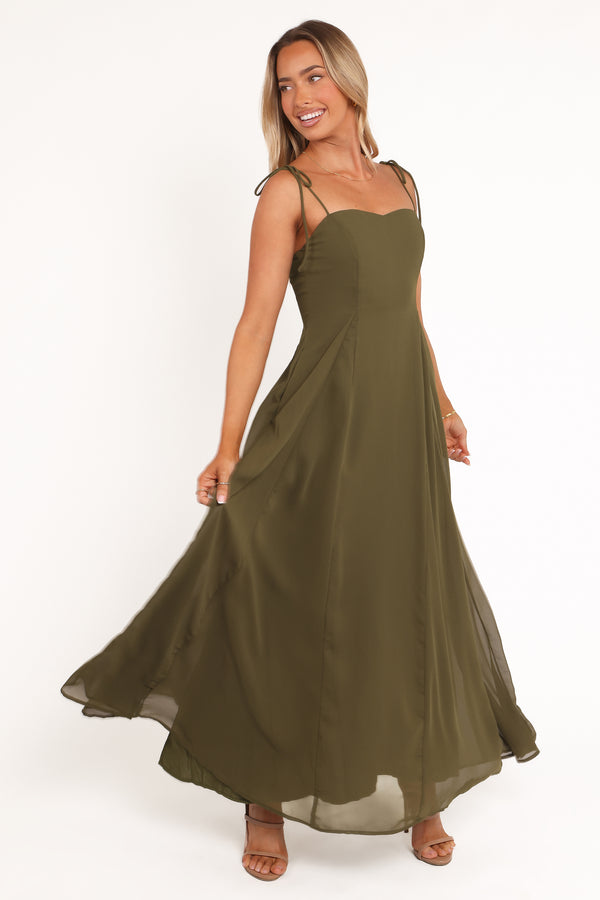 Petal and Pup USA DRESSES Rayna Maxi Dress - Olive