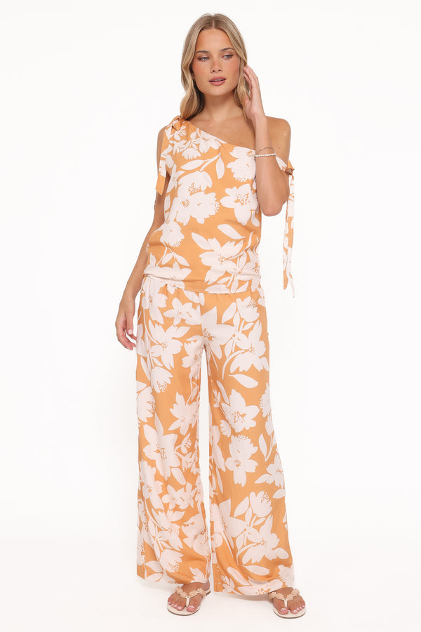 Petal and Pup USA SETS Flynn Pant Set - Yellow Floral