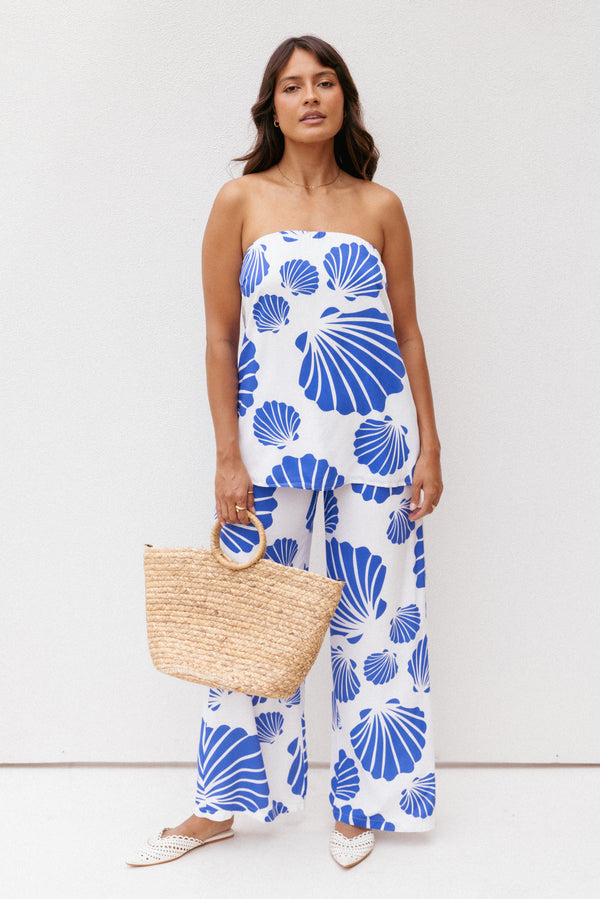Petal and Pup USA SETS Kristy Pant Set - Blue Shell