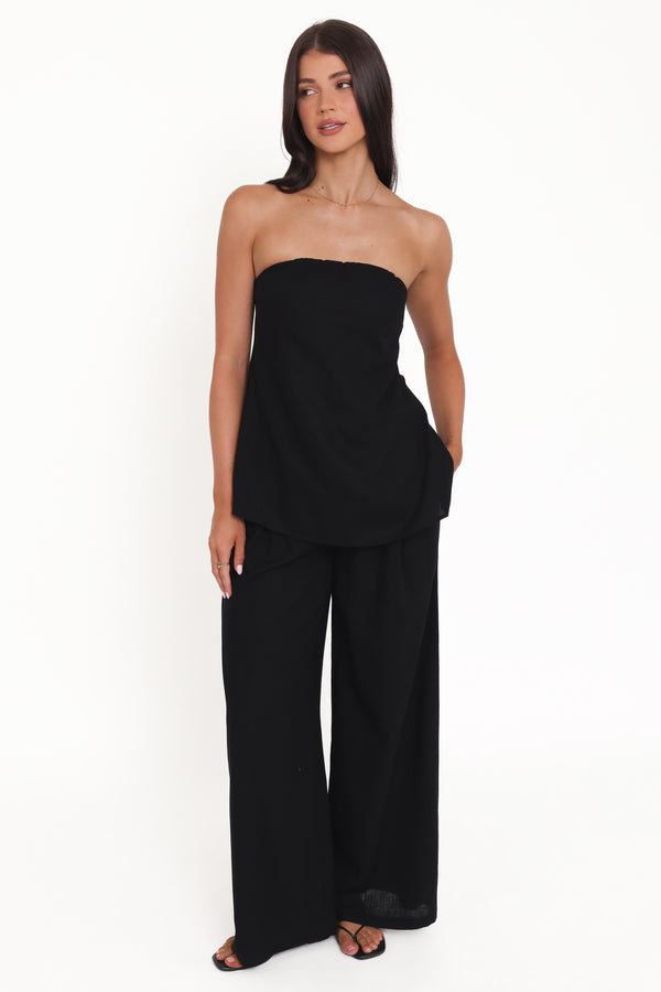 Petal and Pup USA TOPS Rosemarie Strapless Top - Black